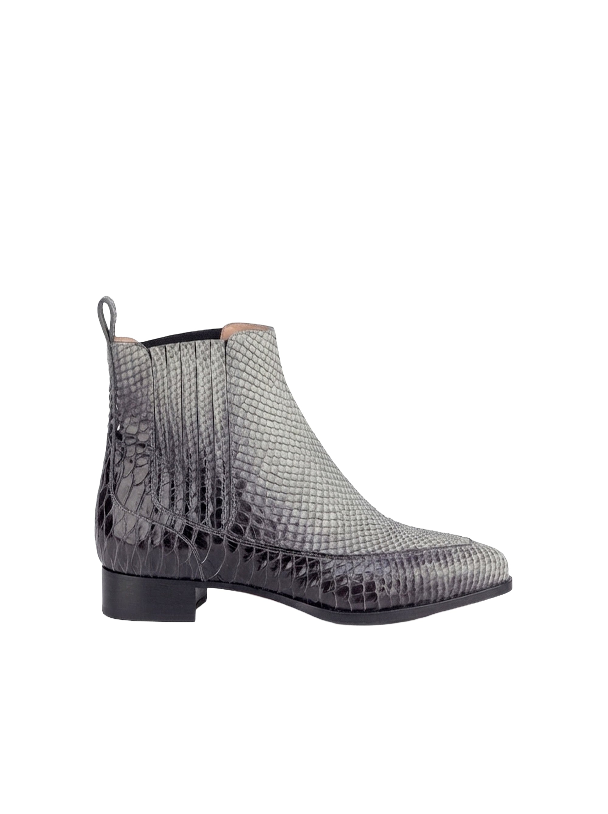 Bottes Beatles en cuir imprimé - Dark Grey