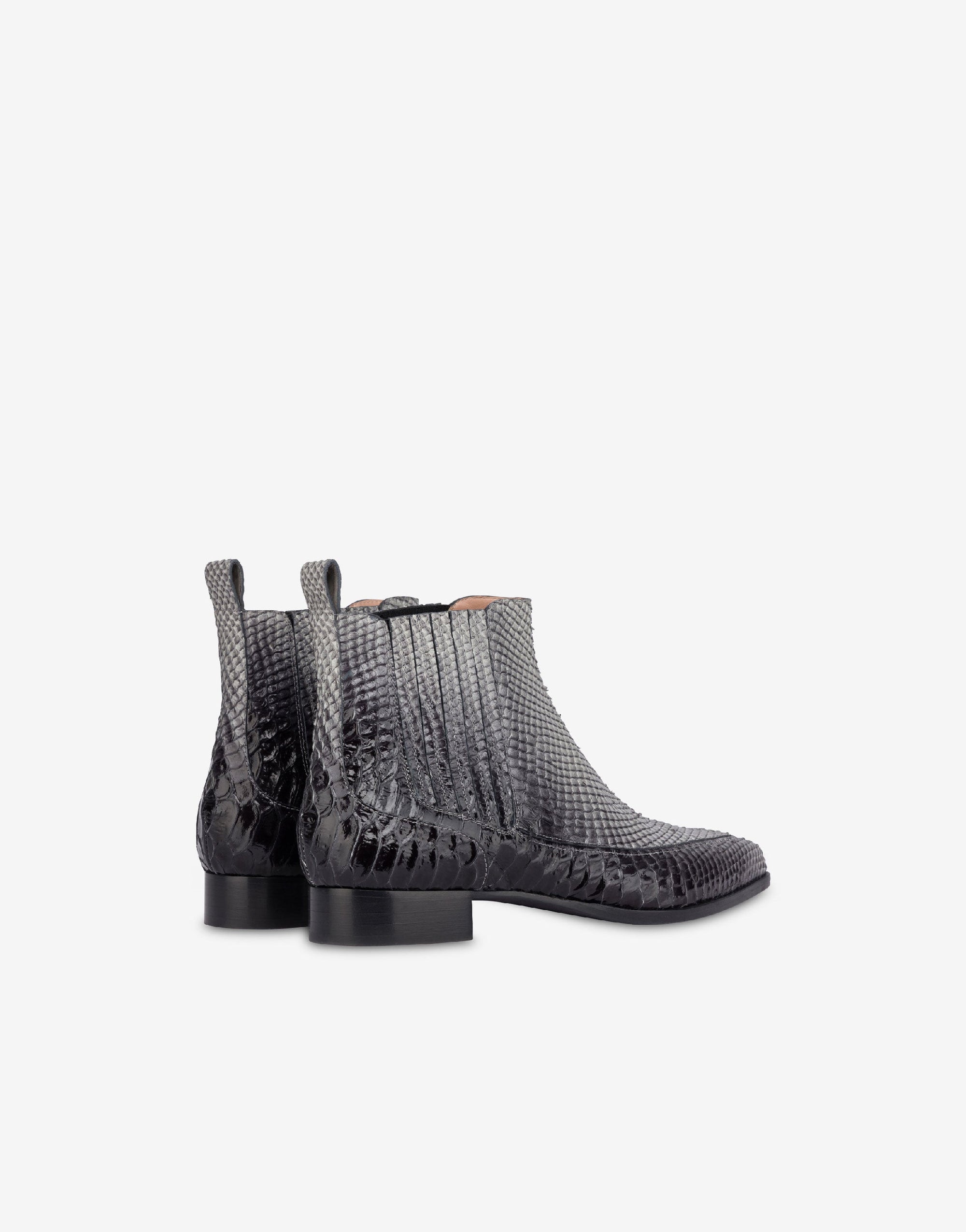 Bottes Beatles en cuir imprimé - Dark Grey