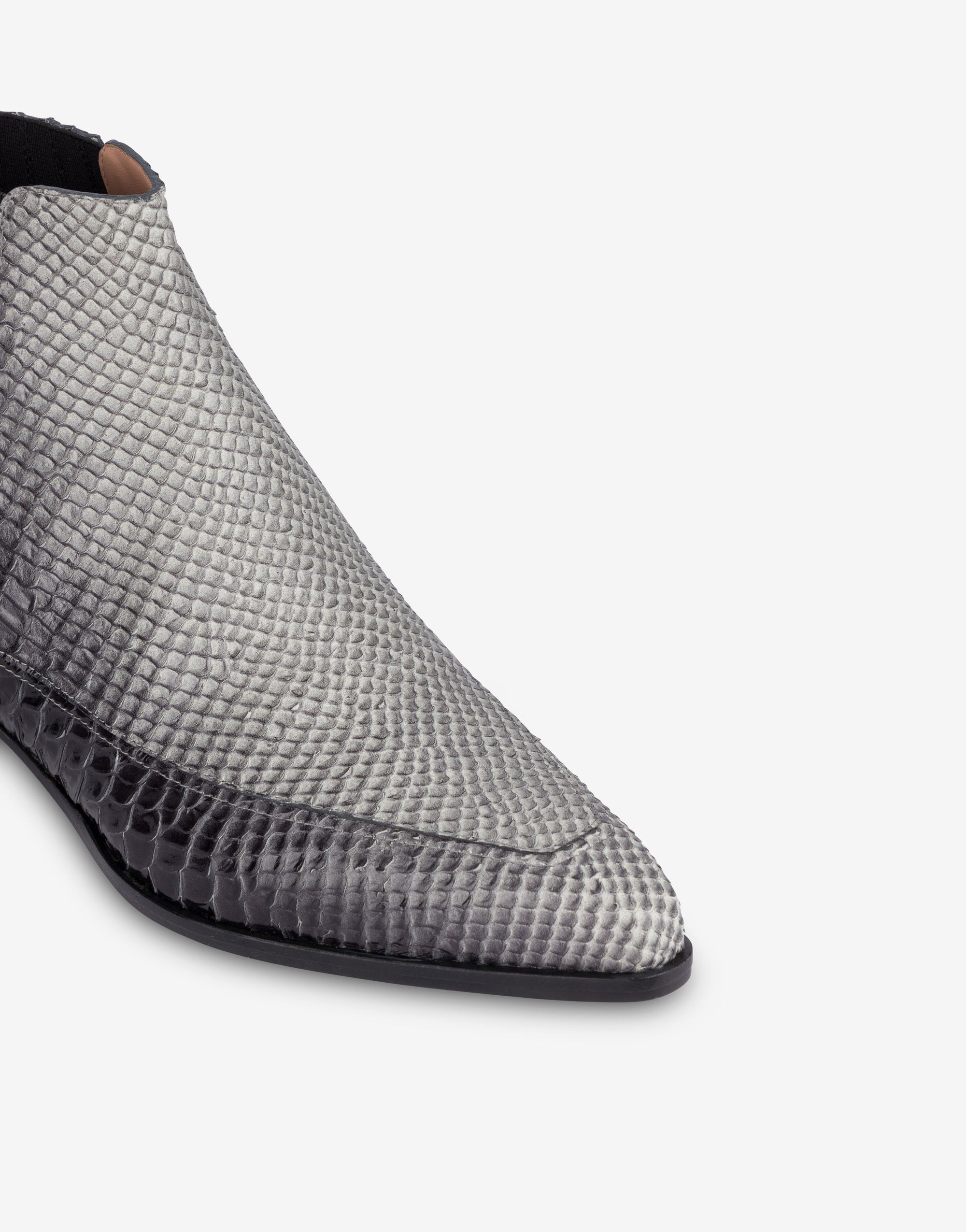 Bottes Beatles en cuir imprimé - Dark Grey