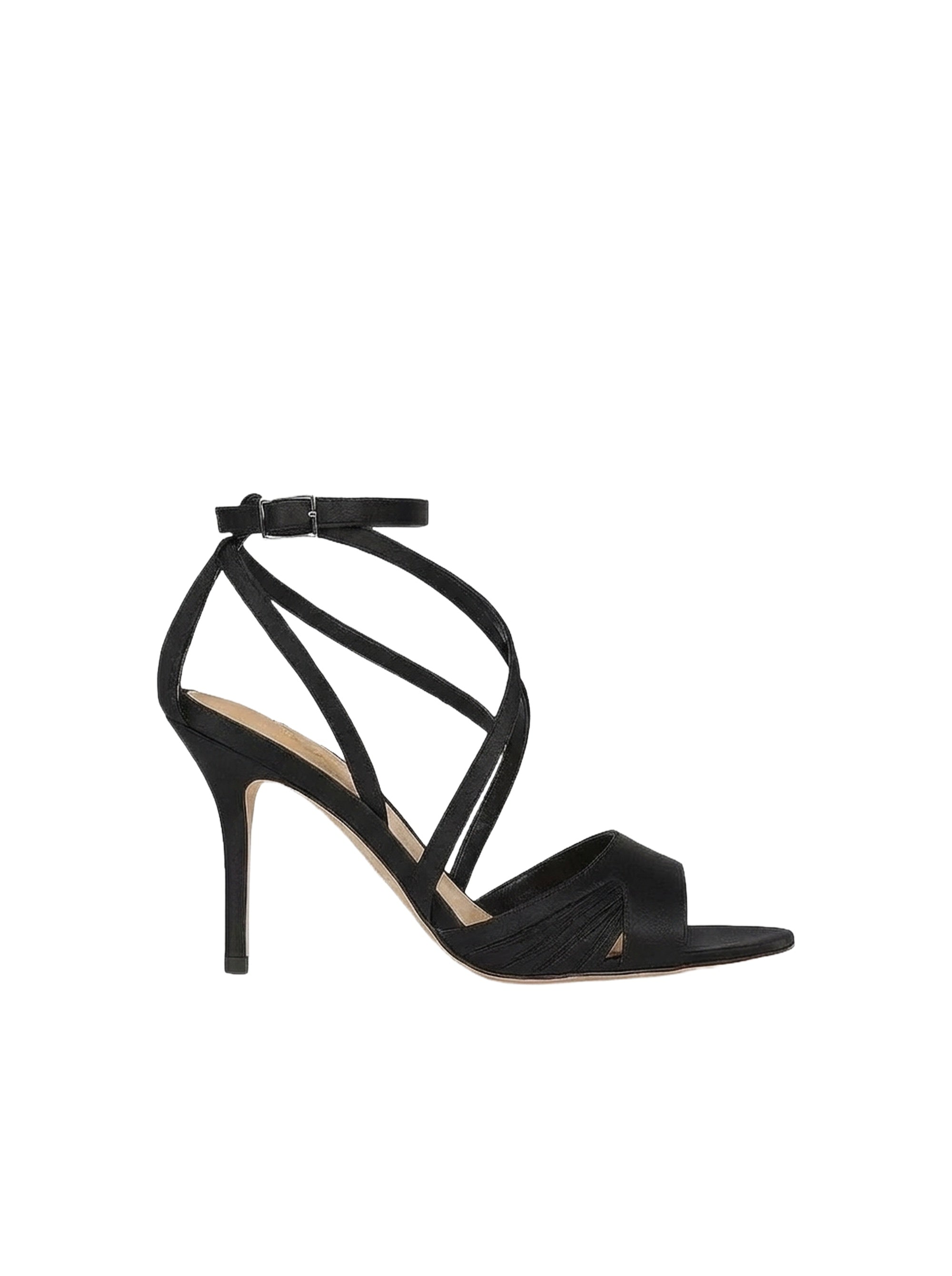 Sandales 85 en satin evening - Black