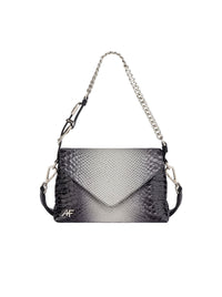 Petit sac Dori avec imprimé bicolore en cuir - Dark Grey