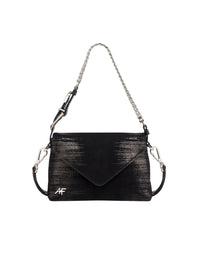 Petit sac Dori en daim avec sérigraphie - Dark Grey