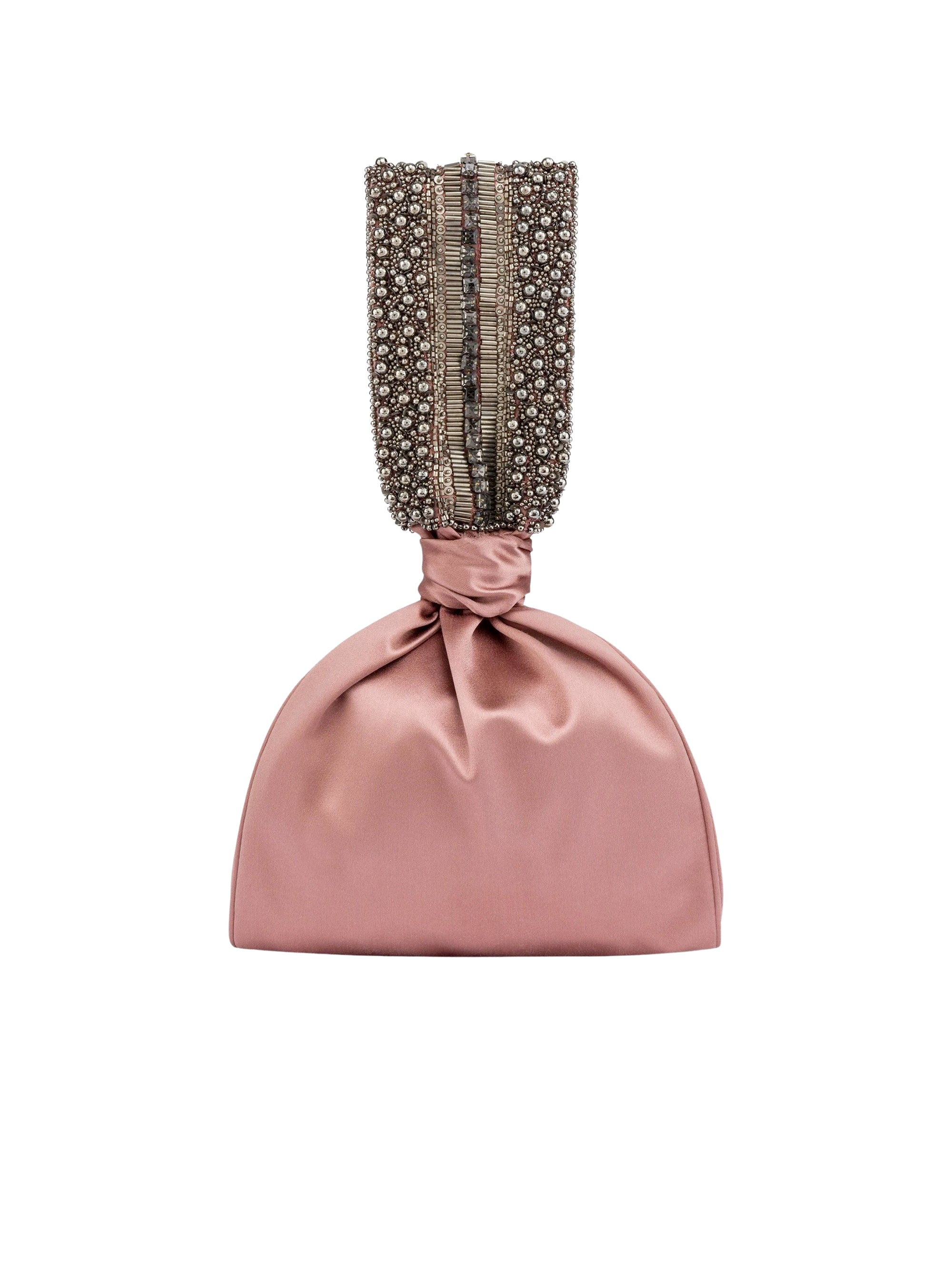 Sac seau avec broderie en satin - Fantasy Purple