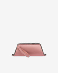 Pochette en satin avec broderie perles et strass - Fantasy Purple