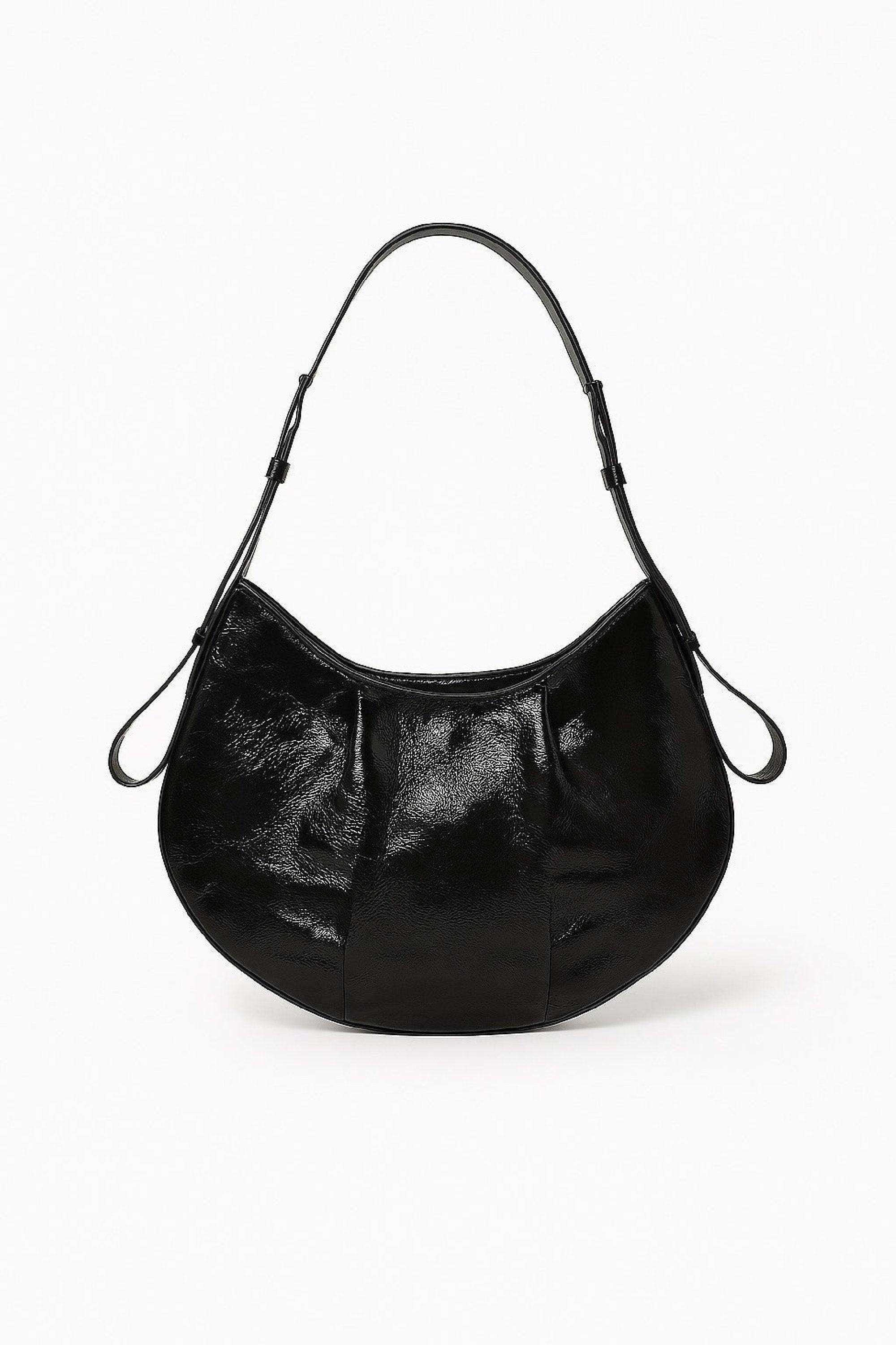 Sac hobo en cuir souple - Dark Grey
