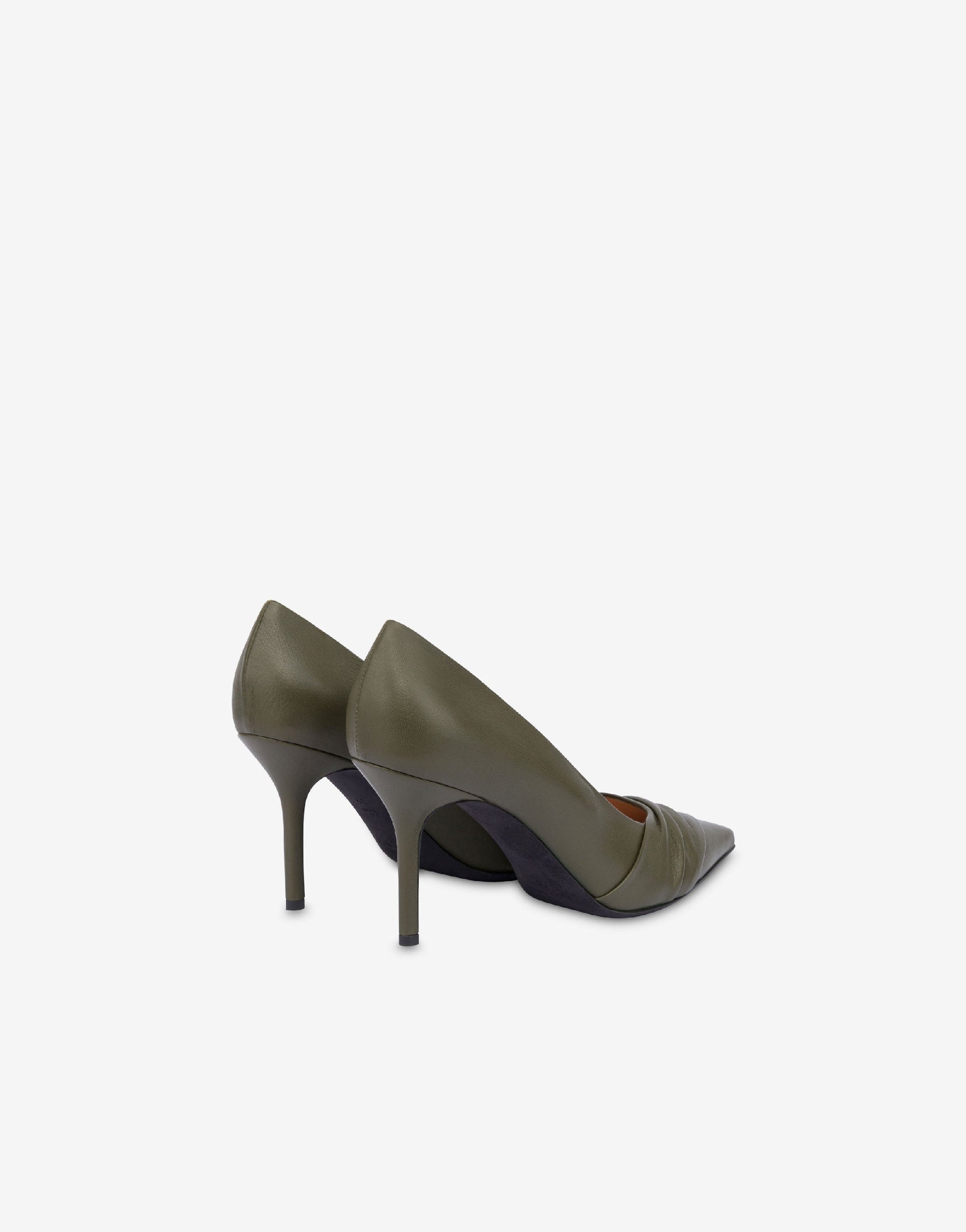 Escarpins 85 Folding en daim - Forest Green
