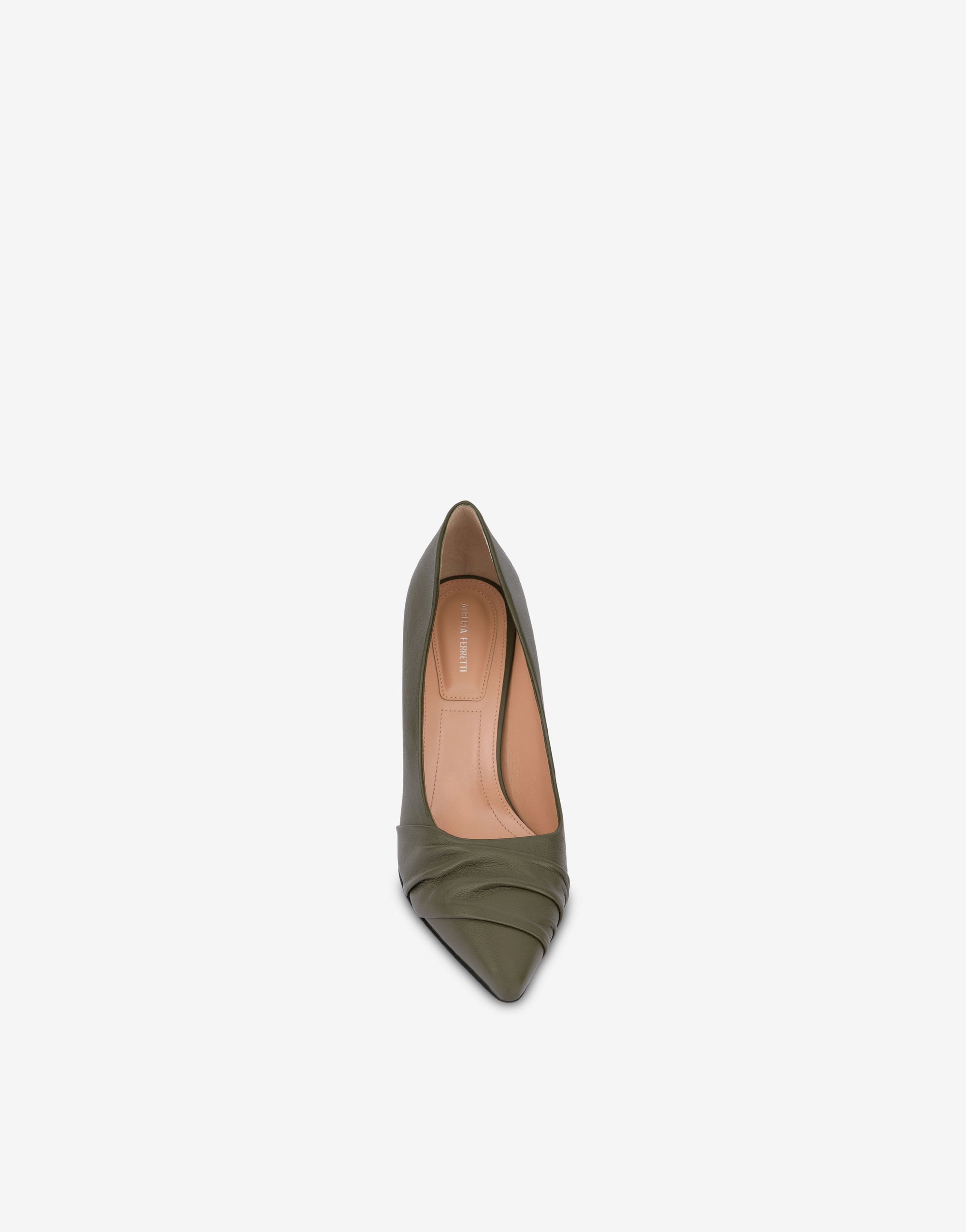 Escarpins 85 Folding en daim - Forest Green