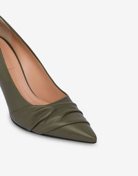 Escarpins 85 Folding en daim - Forest Green
