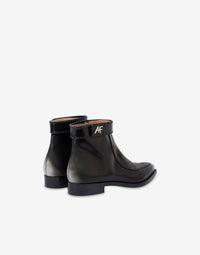 Bottines en cuir brossé - Grey