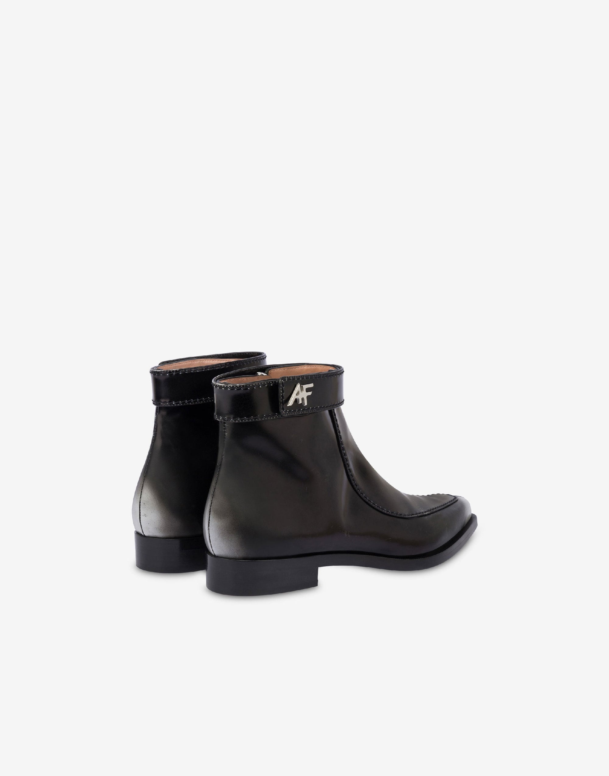 Bottines en cuir brossé - Grey