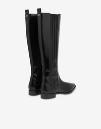 Bottines en cuir brossé - Black