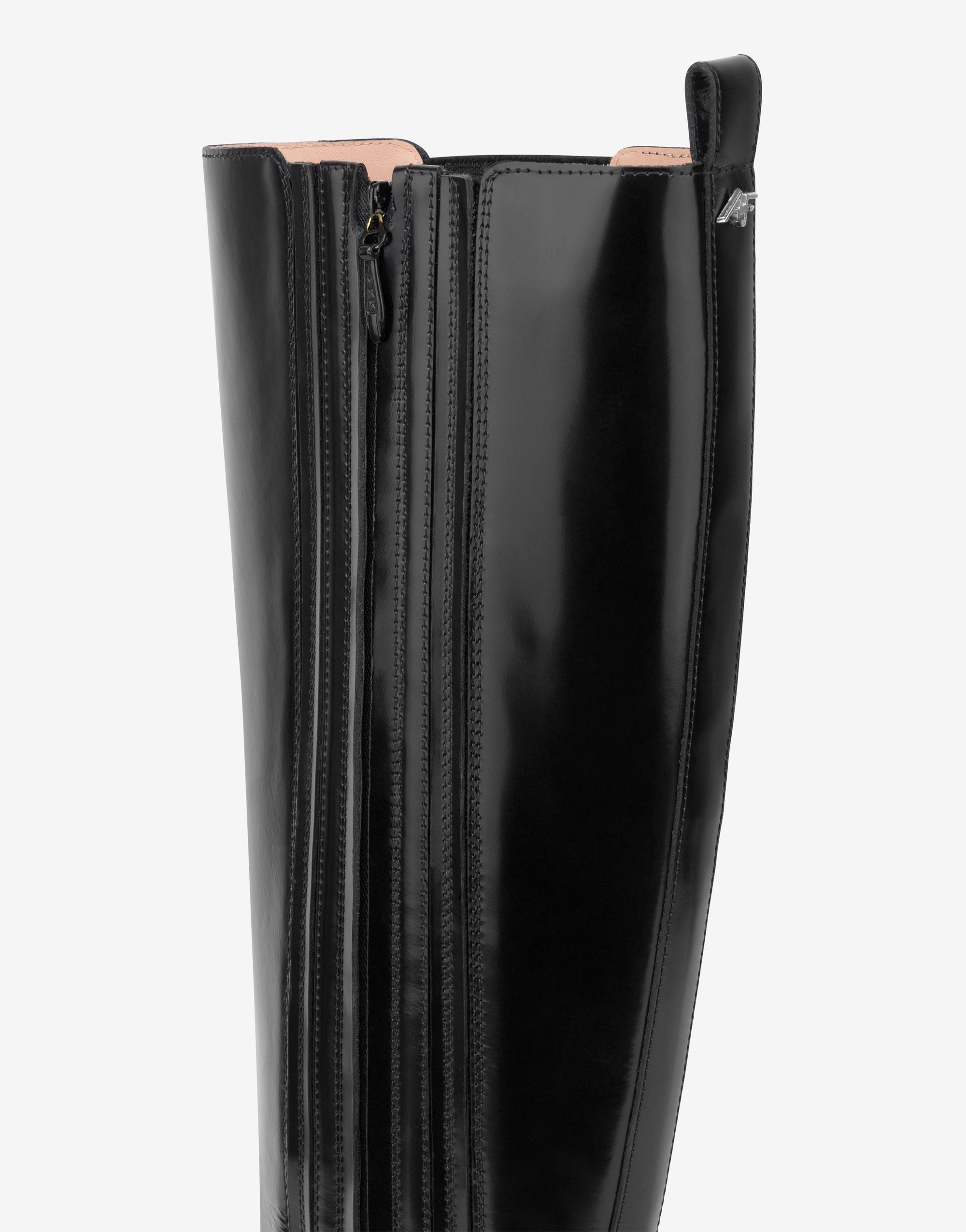 Bottines en cuir brossé - Black