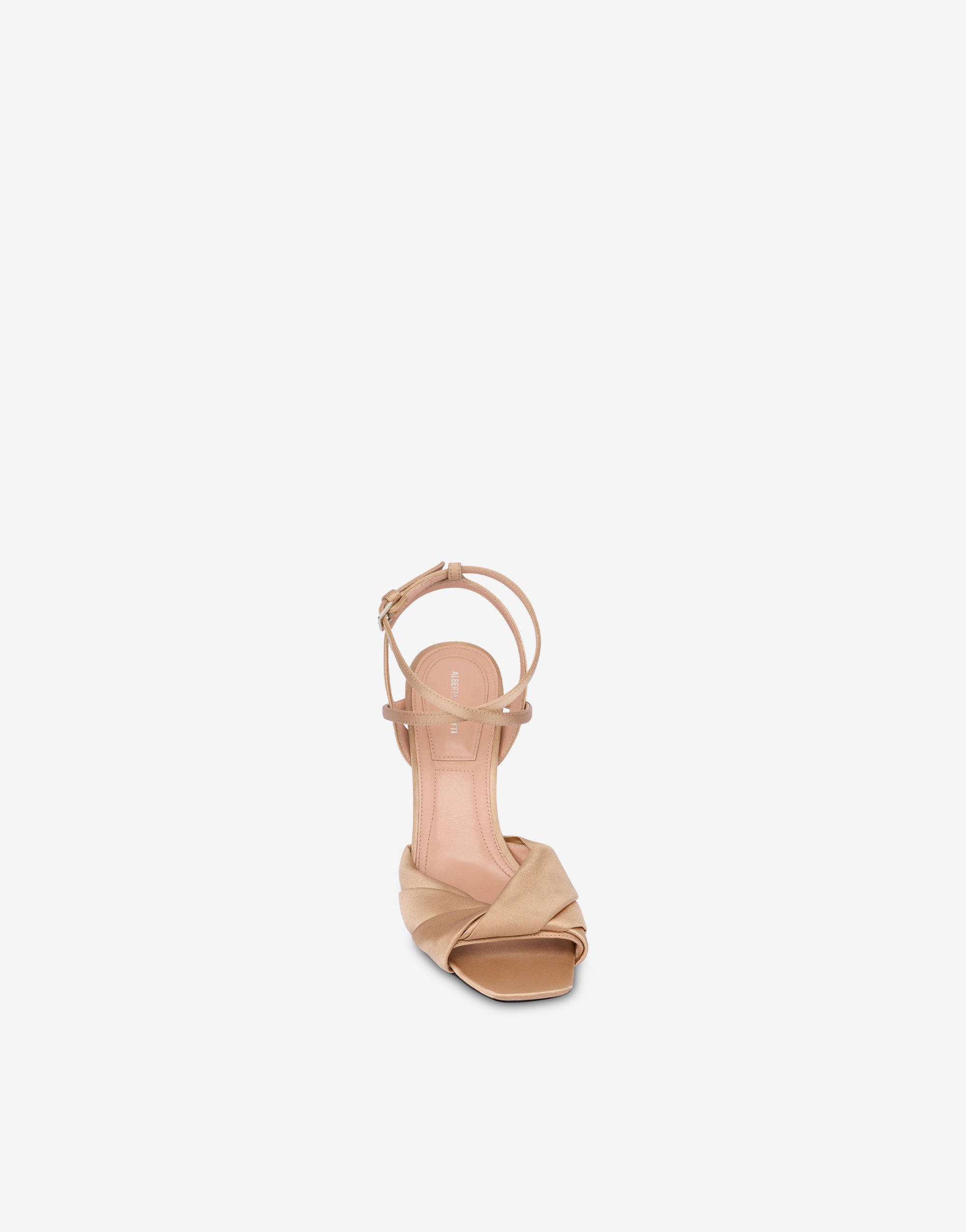 Sandales 85 en satin - Beige