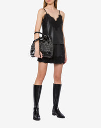 Sac seau en tweed - Dark Grey