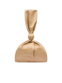 Sac seau en satin - Beige