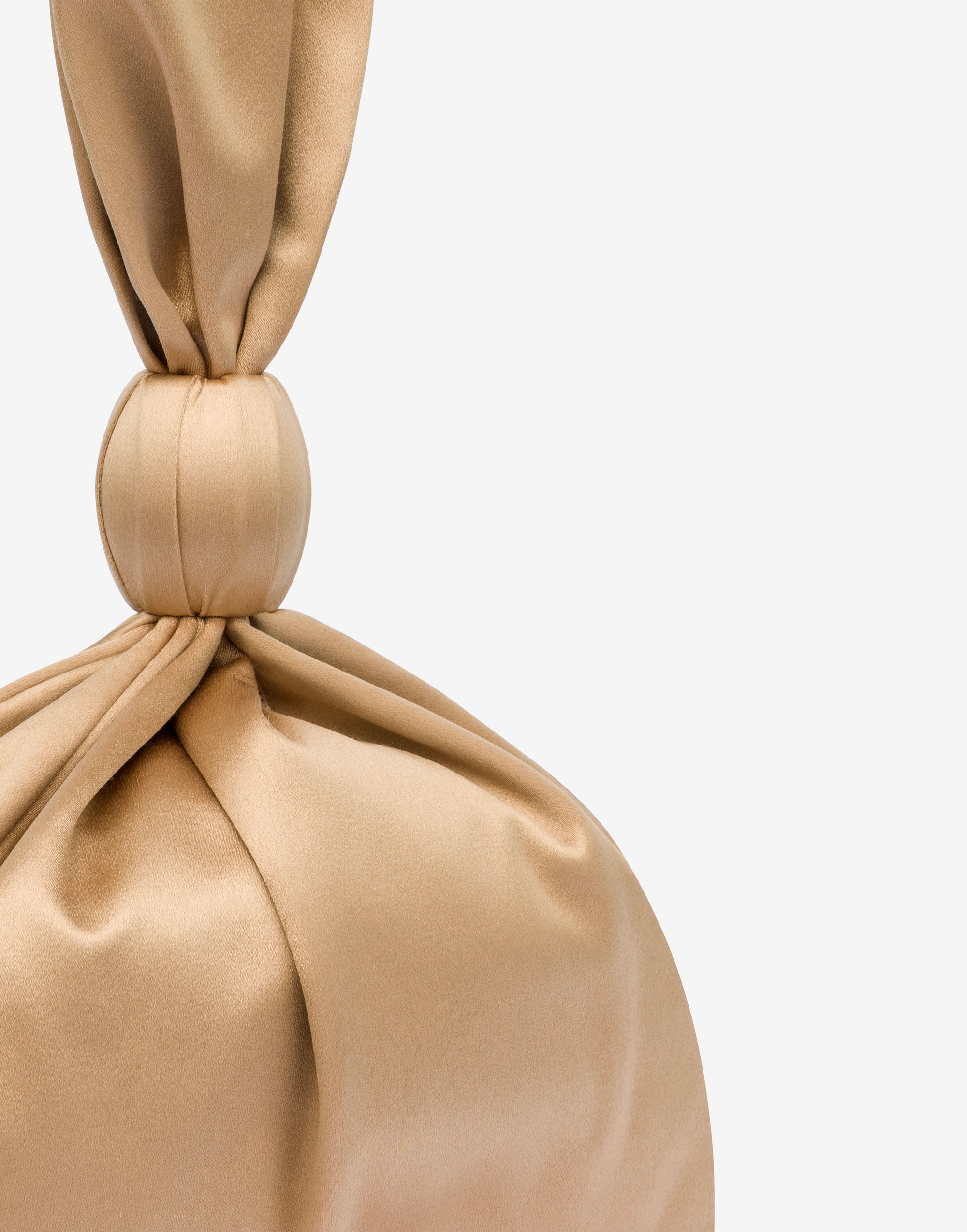 Sac seau en satin - Beige