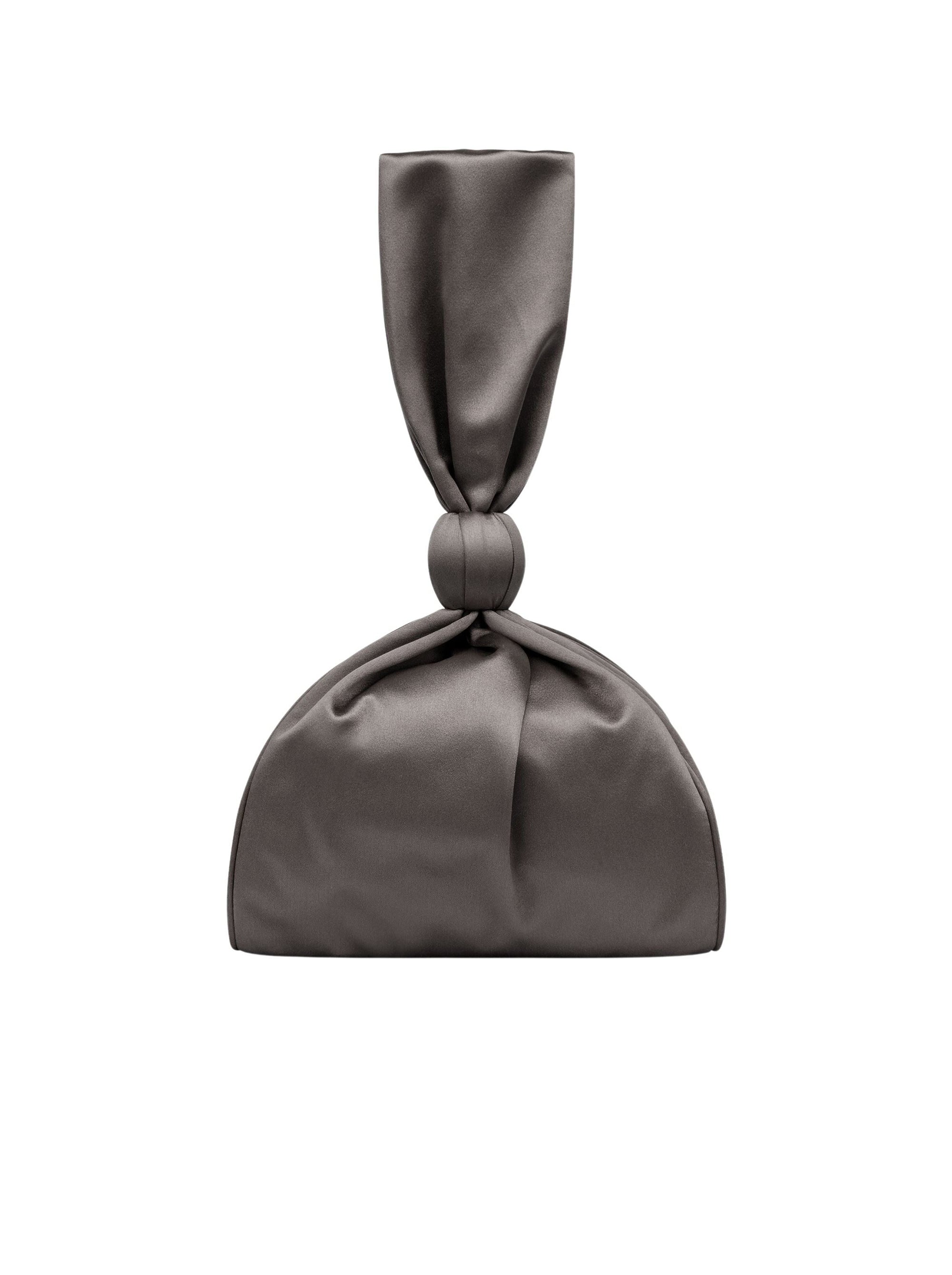 Sac seau en satin - Grey