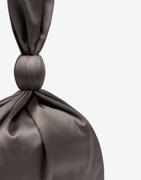 Sac seau en satin - Grey