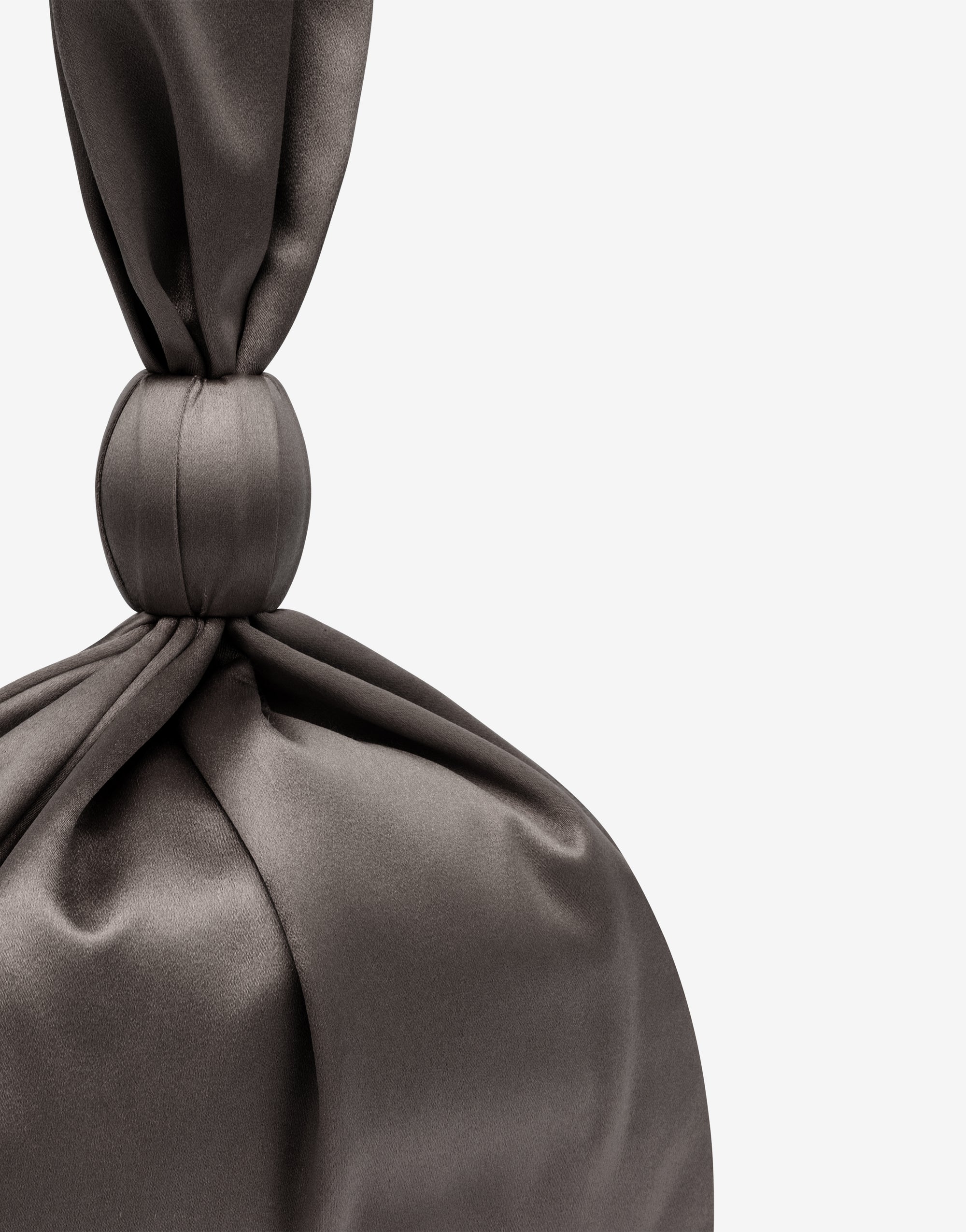 Sac seau en satin - Grey