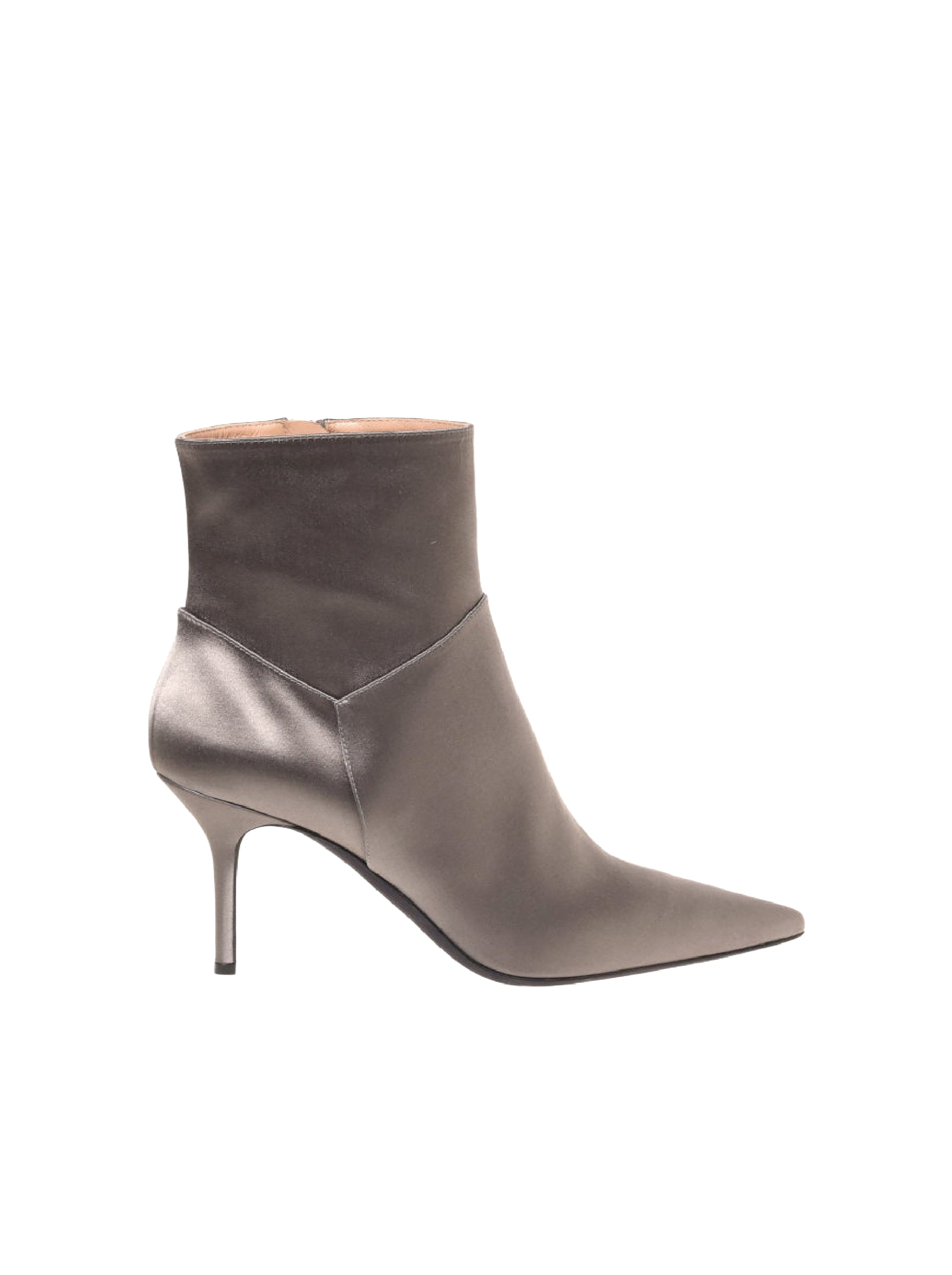 Bottines 85 en satin - Grey