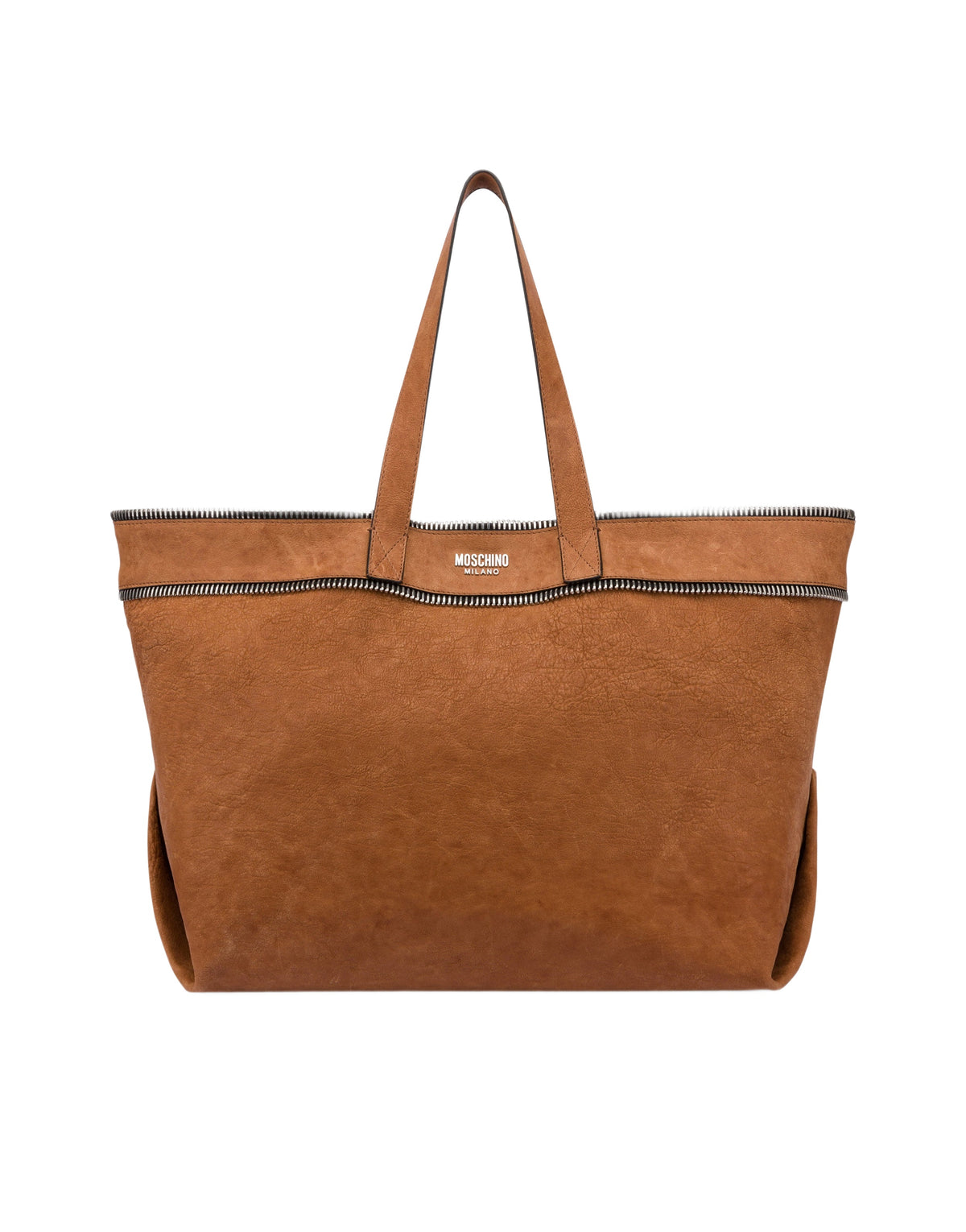 Sac shopper en cuir - Brown