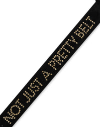 Ceinture en daim - Black