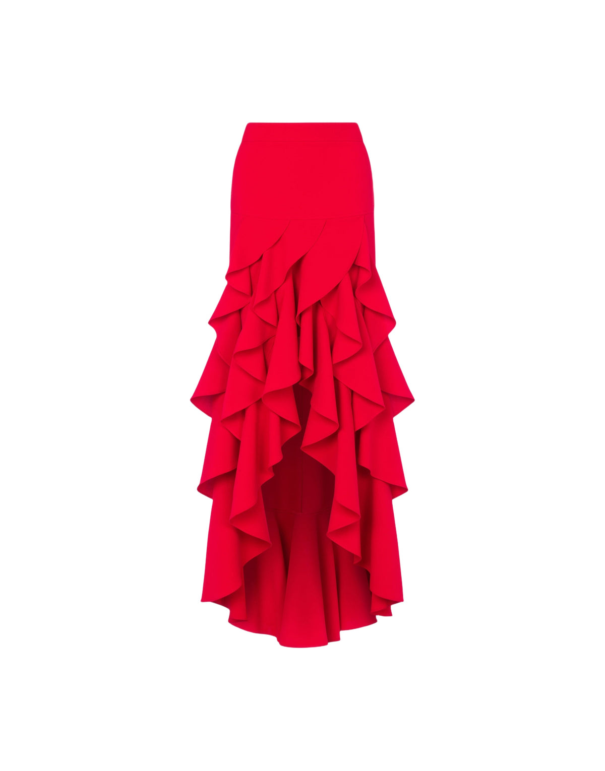 Jupe crêpe stretch - Red