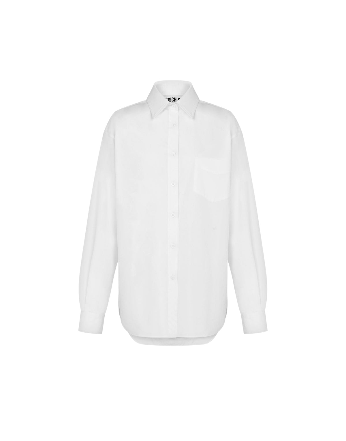 Cotton poplin shirt - White