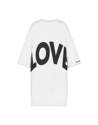 Robe oversize en coton - White