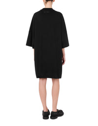 Oversized cotton dress - Black