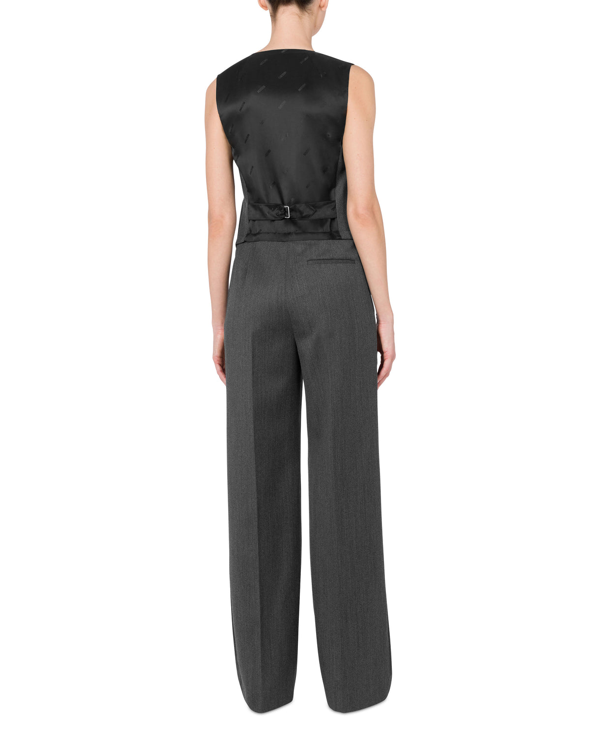 Combinaison boutonnée en laine - Grey