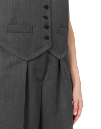 Combinaison boutonnée en laine - Grey