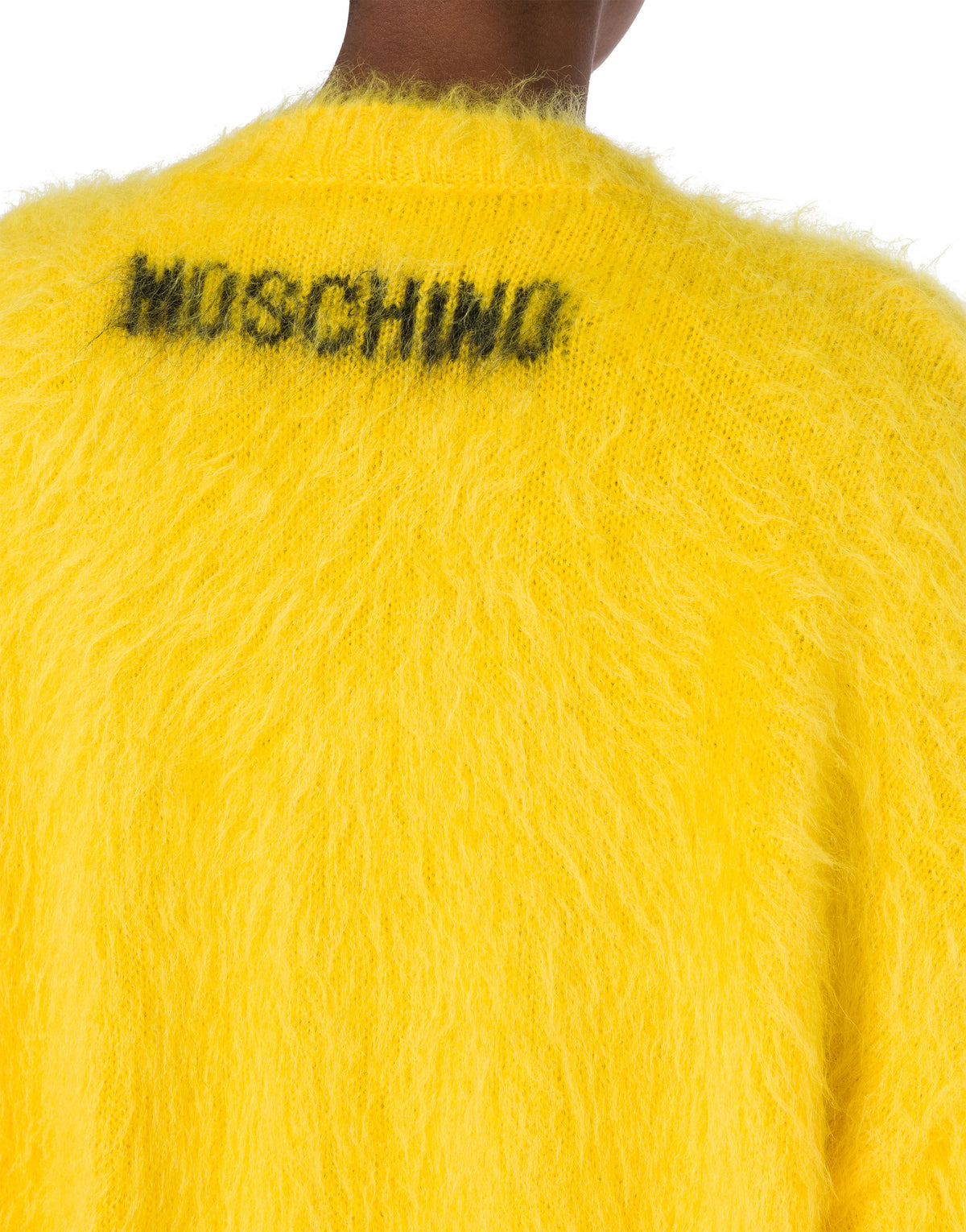 Brushed mohair dress - Yellow