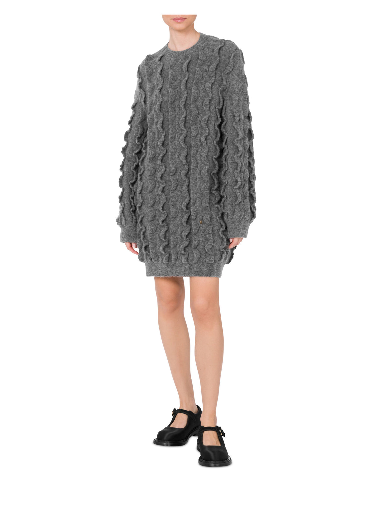 Golden M stretch mohair dress - Grey