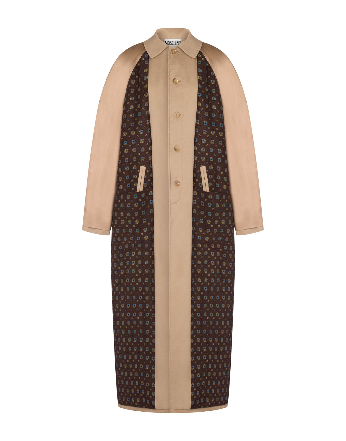 Trench-coat en coton  - Beige