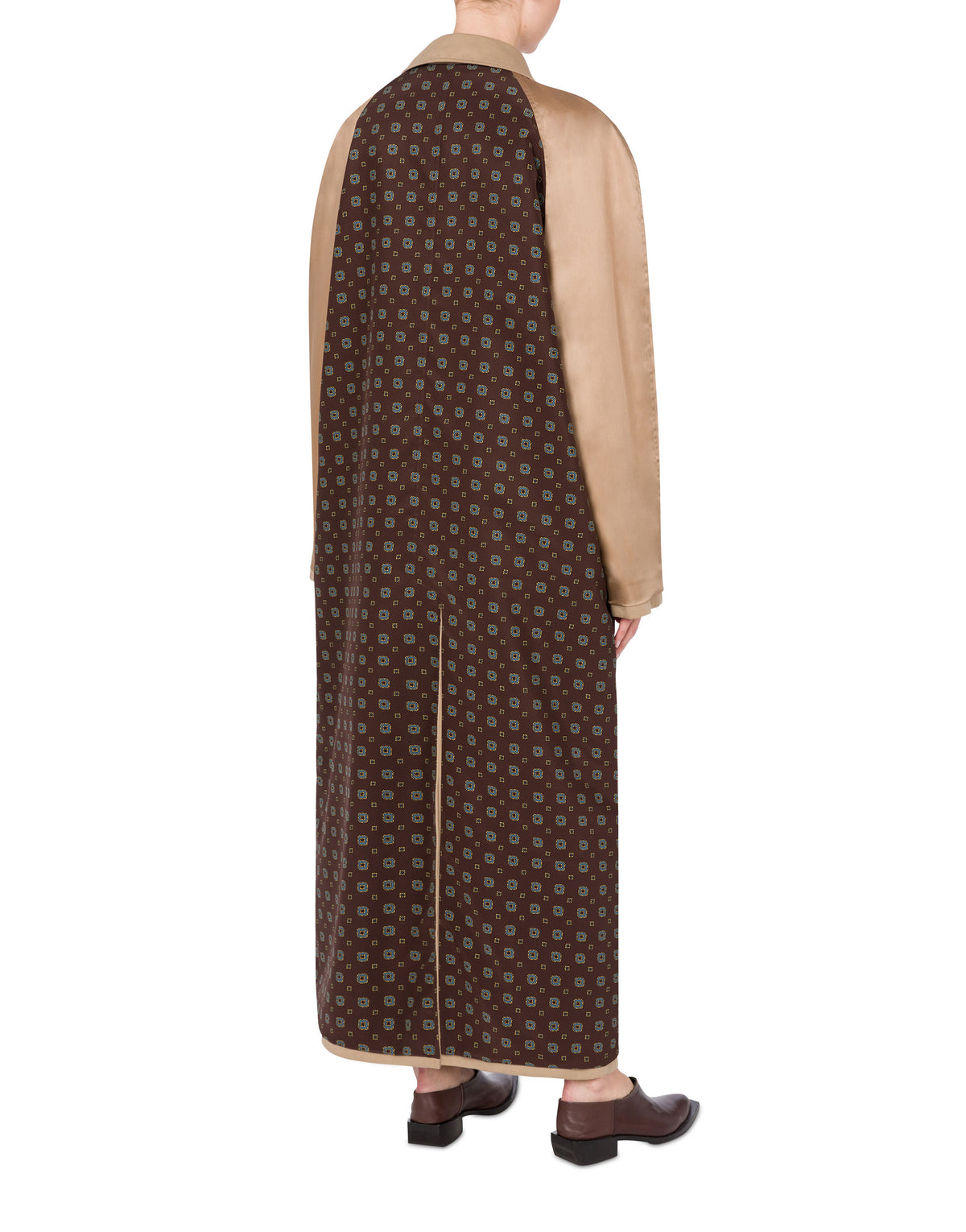 Trench-coat en coton  - Beige