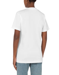 T-shirt à imprimé Laurel Crown en coton - White