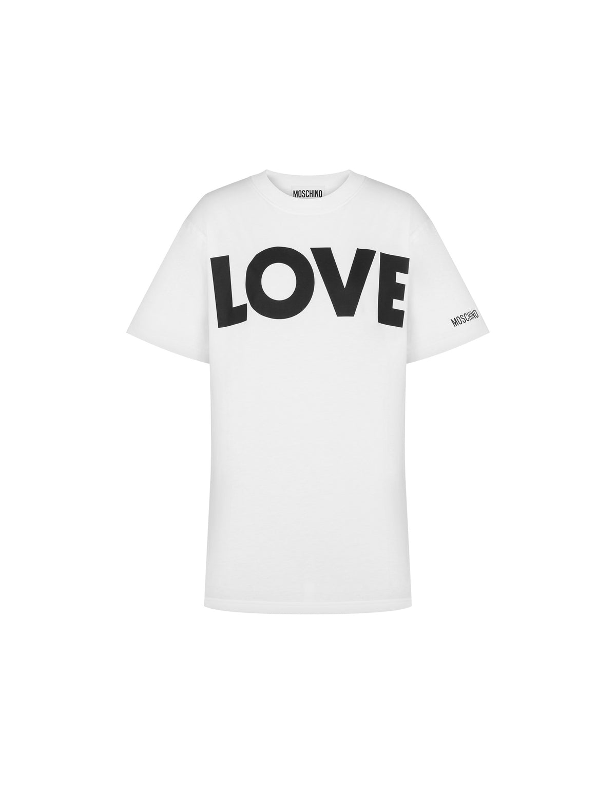T-shirt à imprimé d’archives contrastant en coton - White