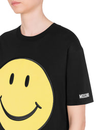 T-shirt à détails brodés en fil - Black