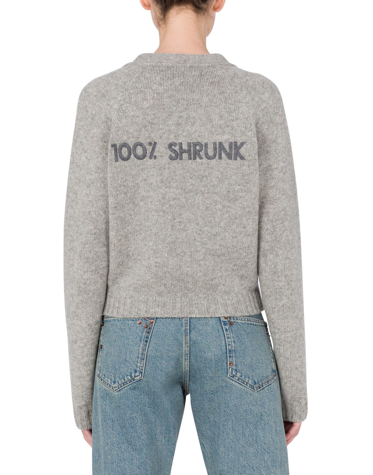 Cardigan en laine boutonné - Grey