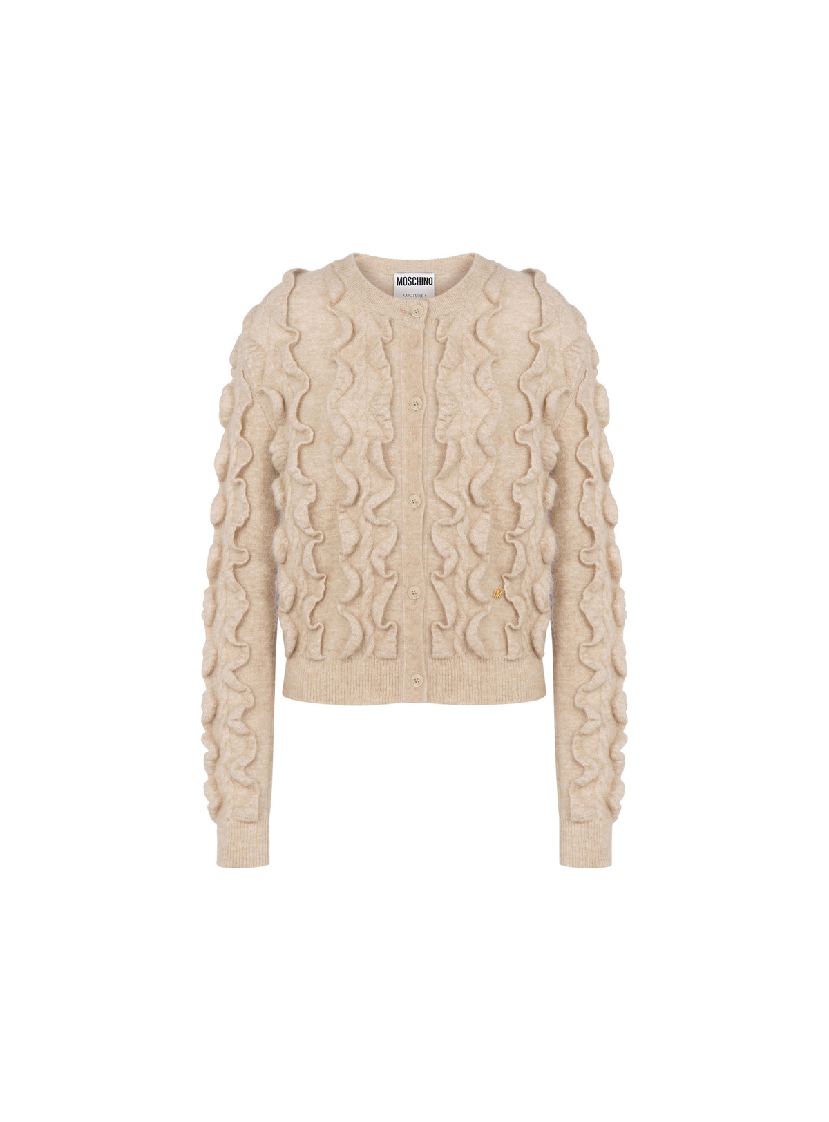 Pullover in mohair stretch Golden M
 - White