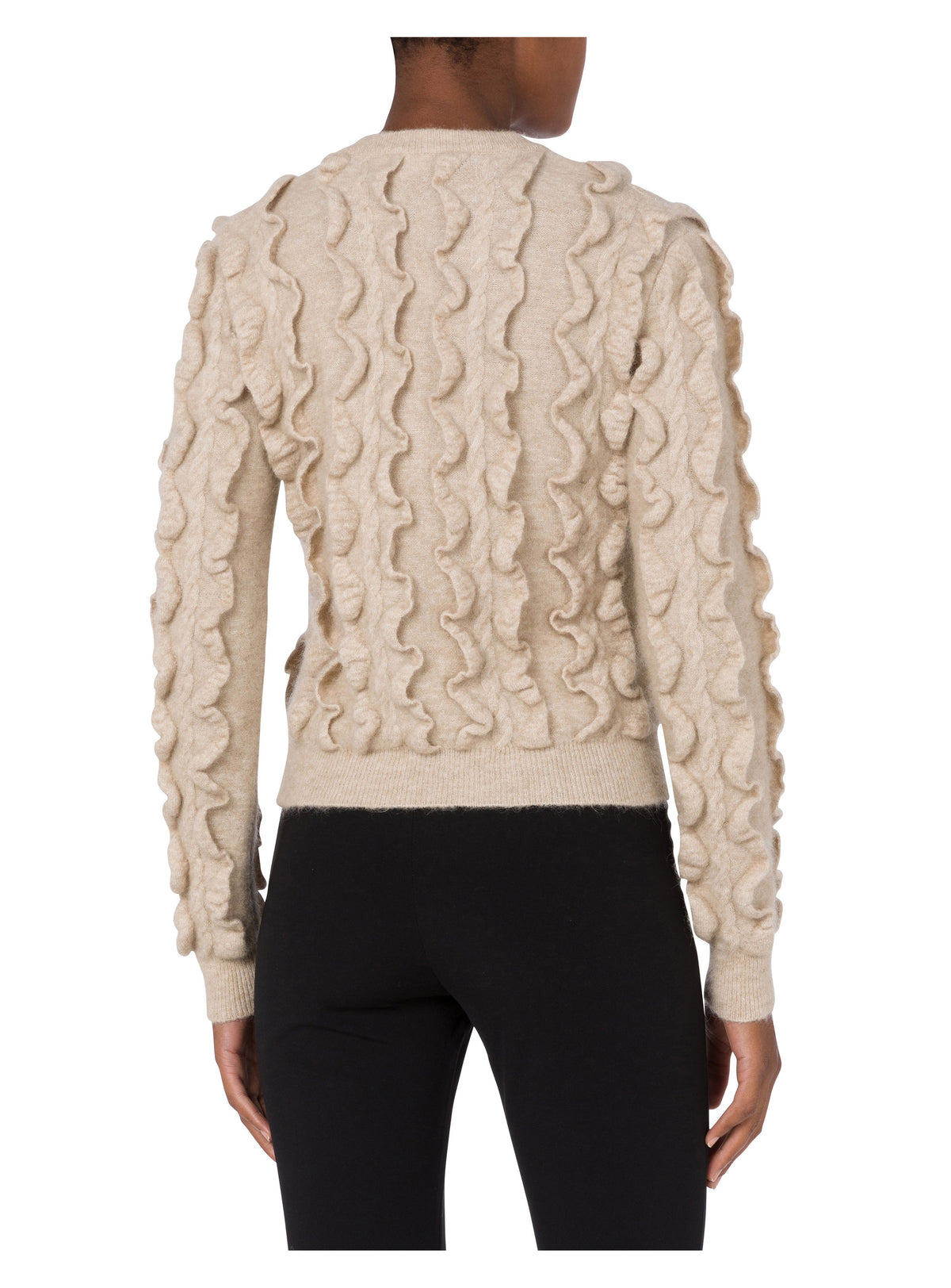 Pullover in mohair stretch Golden M
 - White