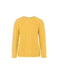 Pull à logo en laine - Yellow