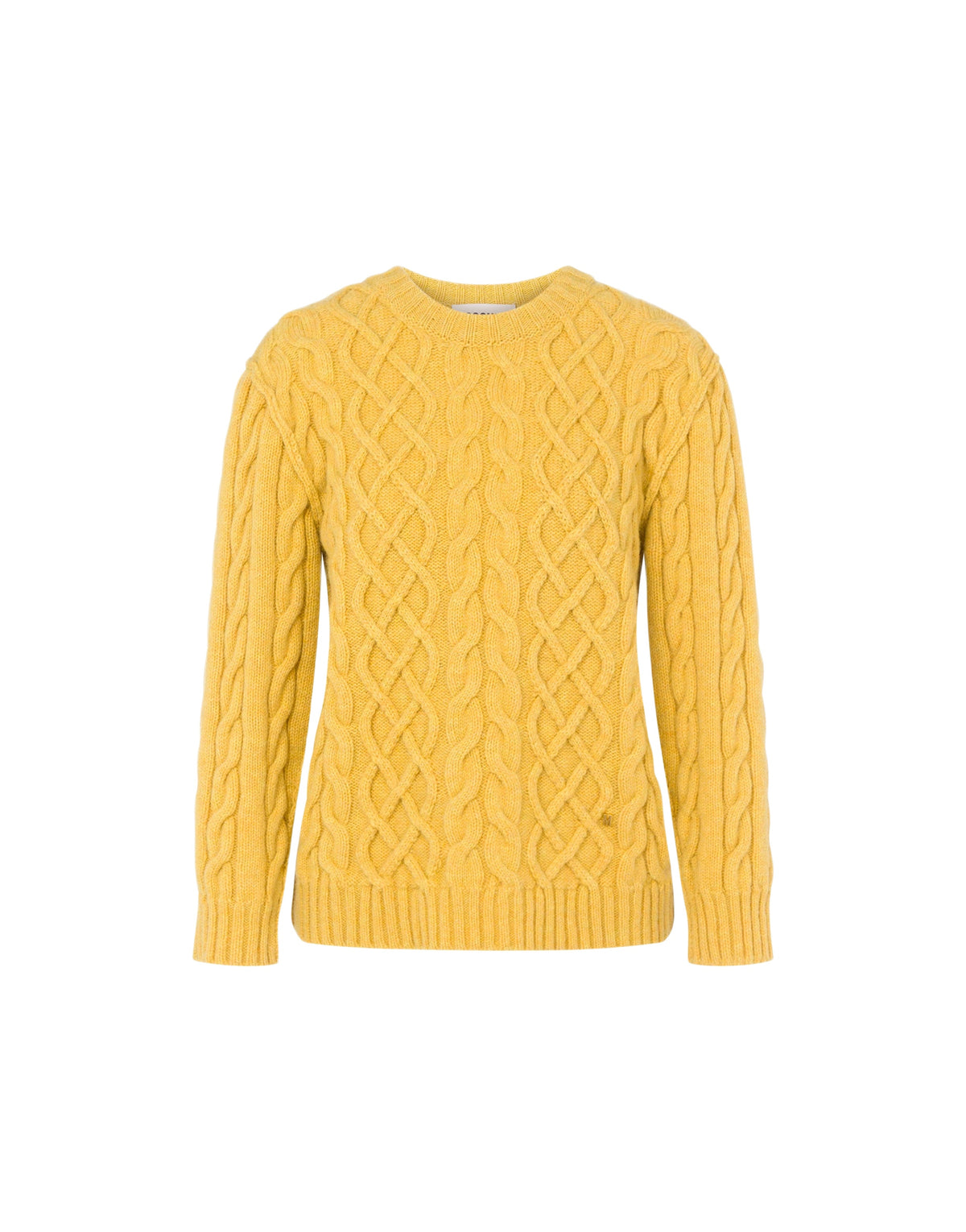 Pull à logo en laine - Yellow