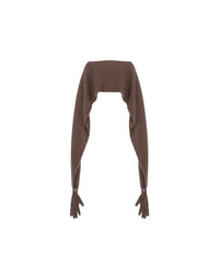 Small woollen cape - Brown