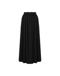 Jupe pantalon en satin - Black