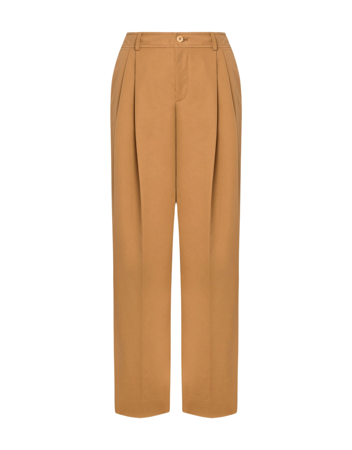 Pantalon en gabardine de coton - Brown
