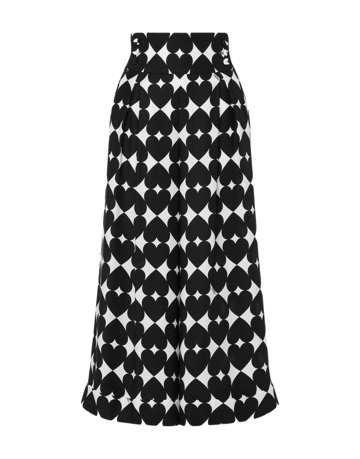 Pantalon Palazzo en soie - Black
