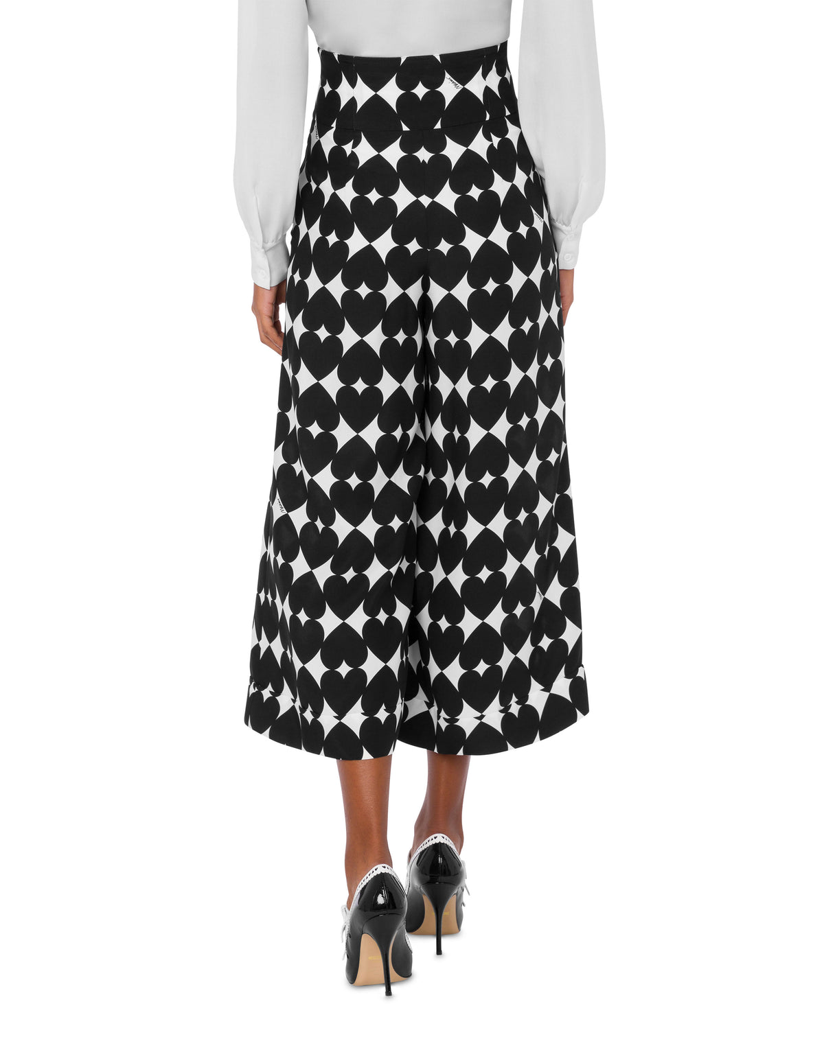 Pantalon Palazzo en soie - Black