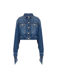 Veste courte en denim - Blue